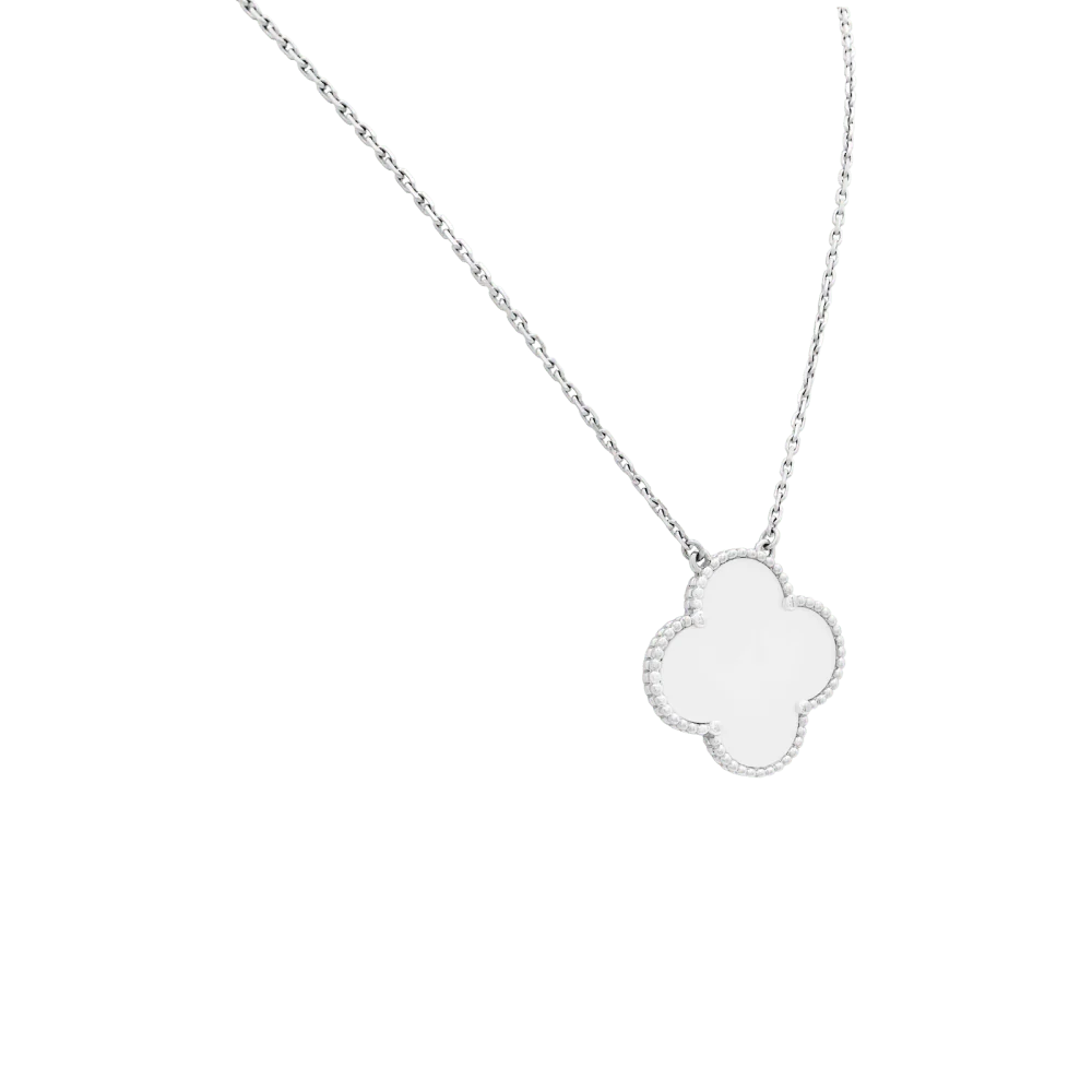 Collier Van Cleef & Arpels, "Magic Alhambra", or blanc, nacre. - Image 2
