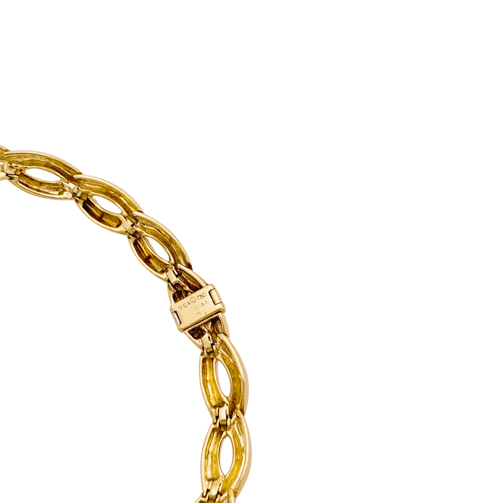 Collier Van Cleef & Arpels, or jaune, diamants. - Image 4