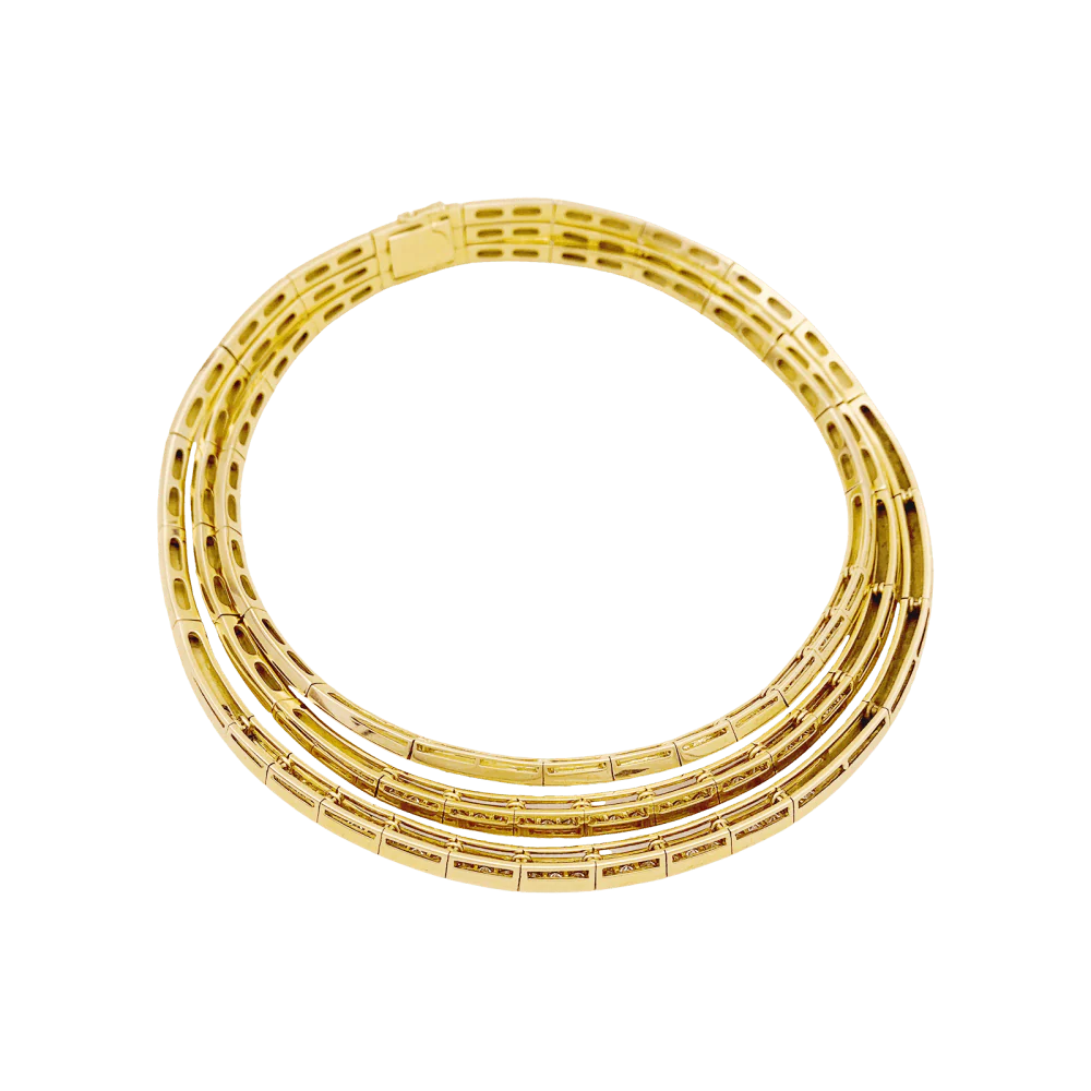 Collier Van Cleef & Arpels, or jaune et diamants. - Image 4