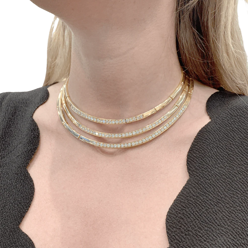 Collier Van Cleef & Arpels, or jaune et diamants. - Image 6