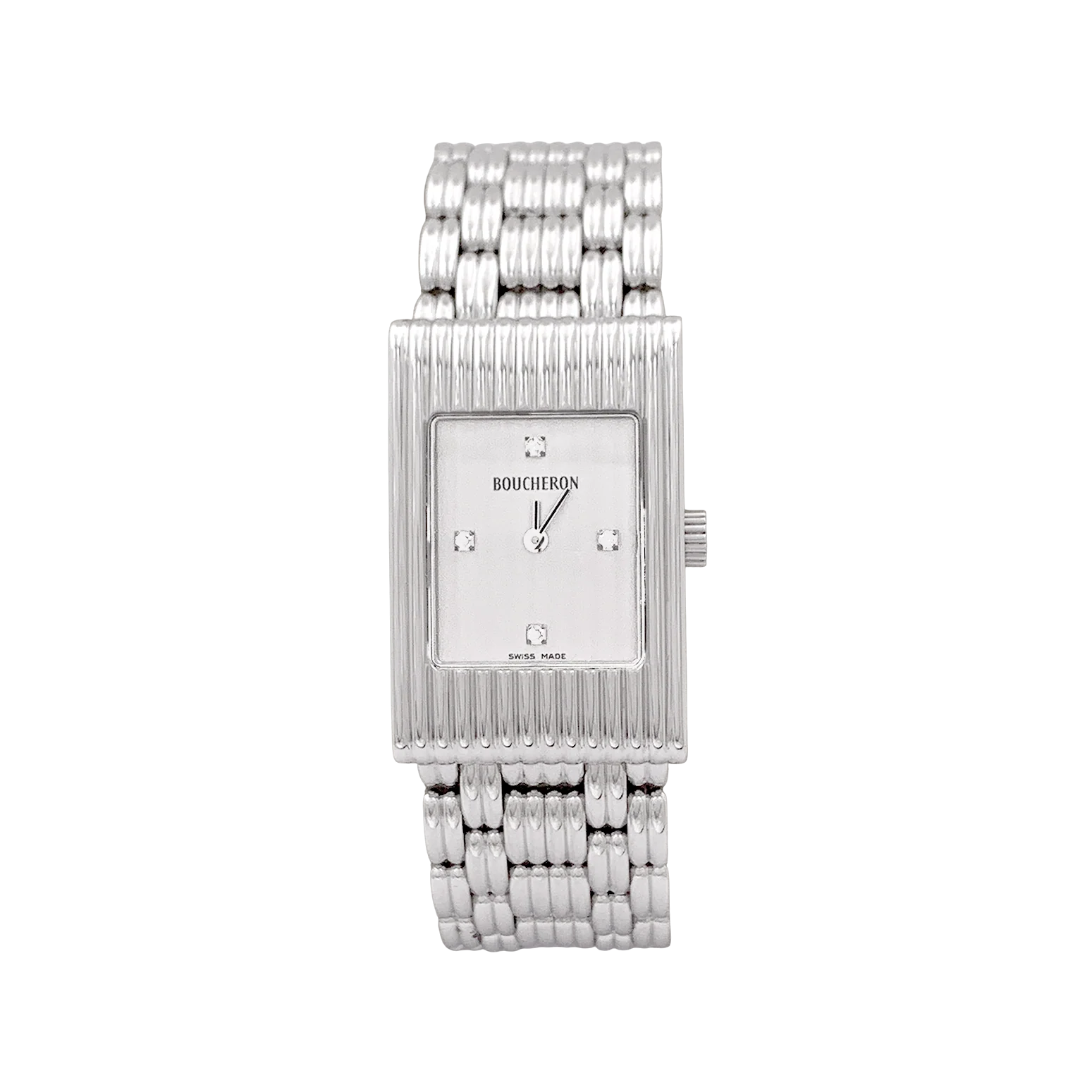 Montre Boucheron, "Reflet", acier.