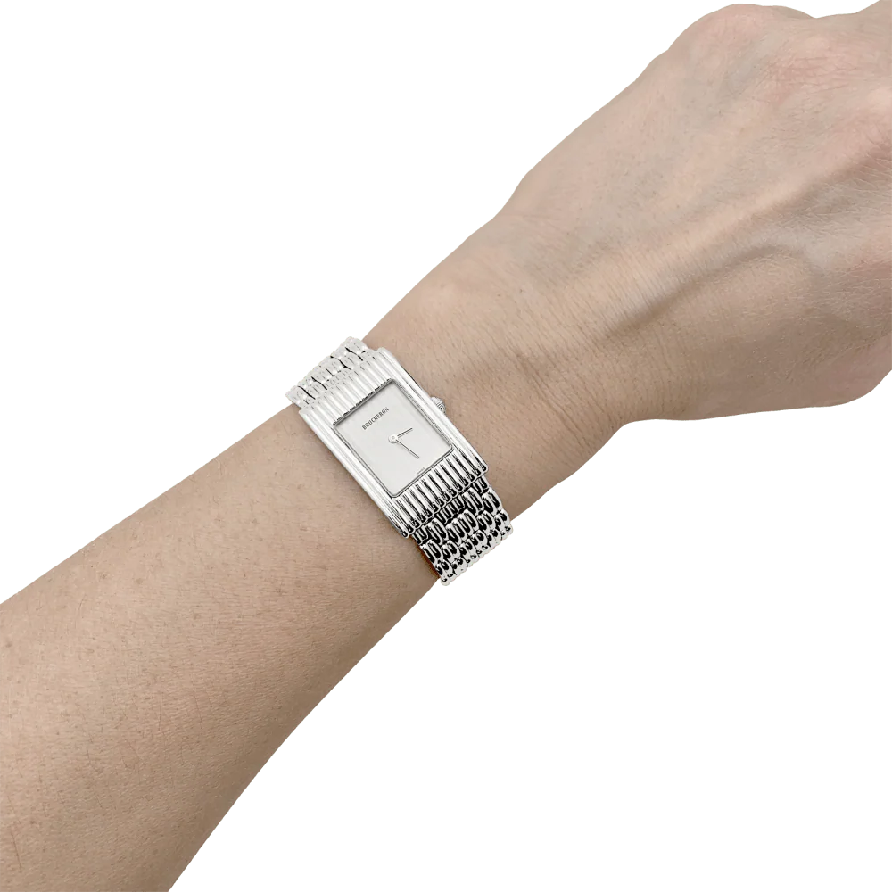 Montre Boucheron, "Reflet", acier. - Image 6