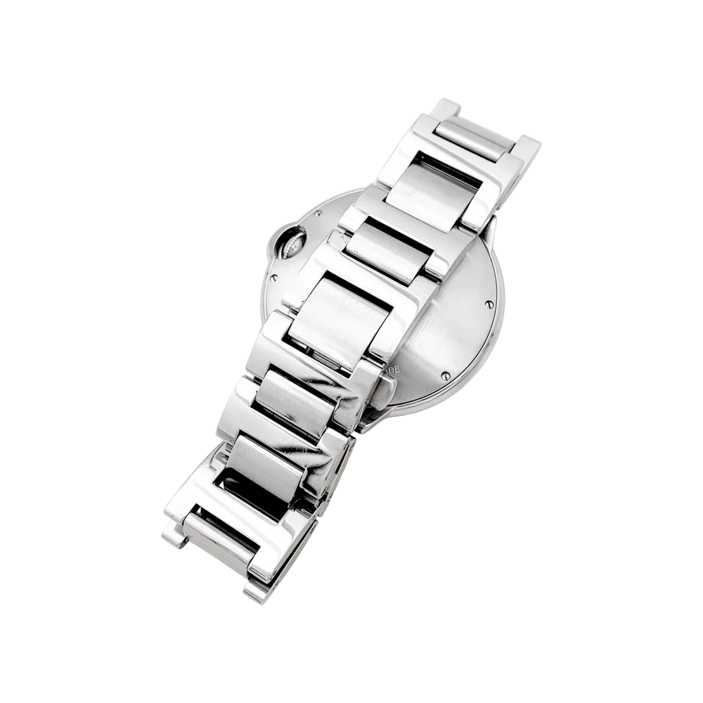 Montre Cartier, "Ballon Bleu", acier. - Image 6
