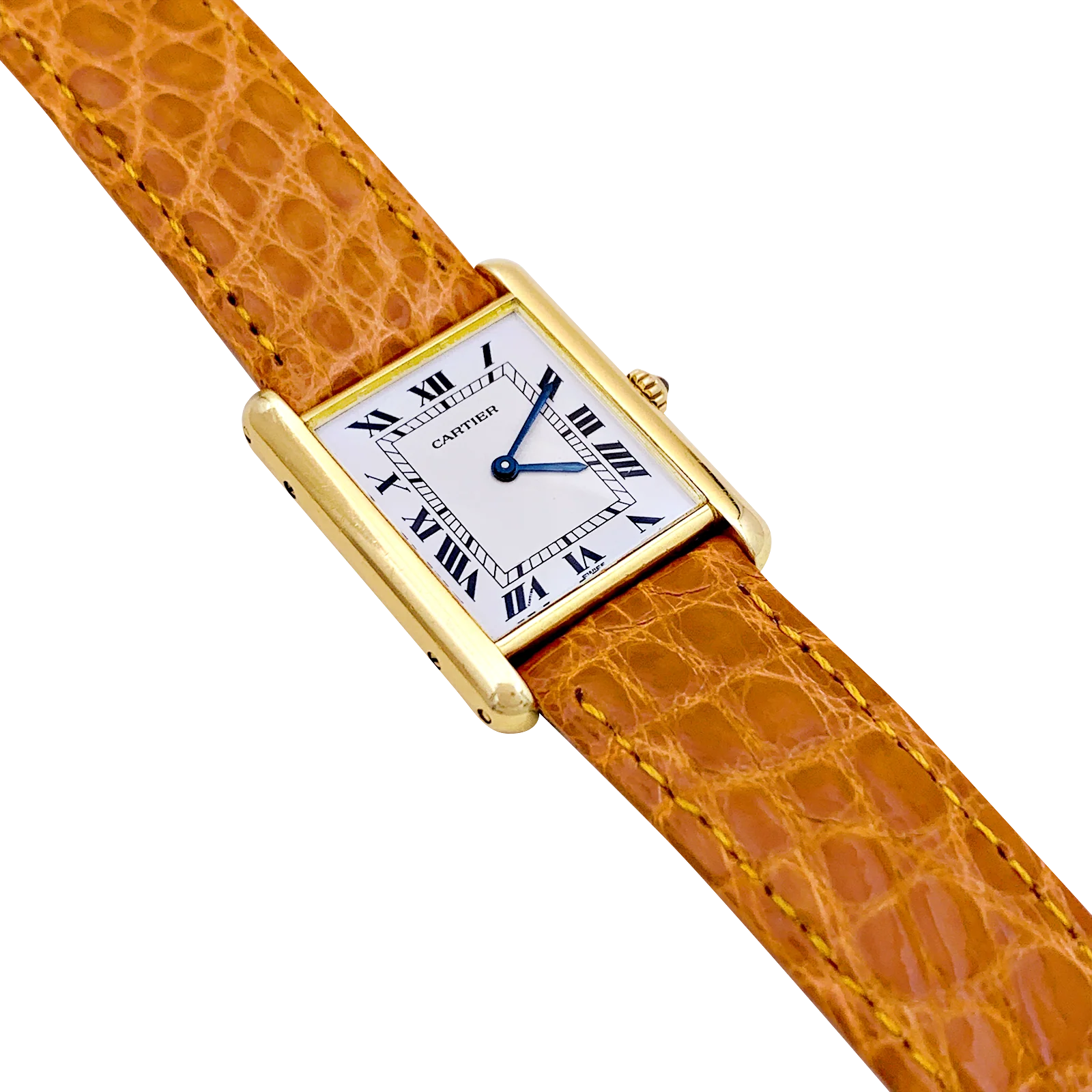 Montre Cartier, "Tank Louis Cartier", or jaune. - Image 4