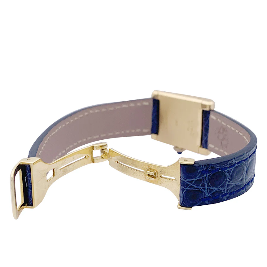 Montre Cartier "Tank Normale" or jaune. - Image 5