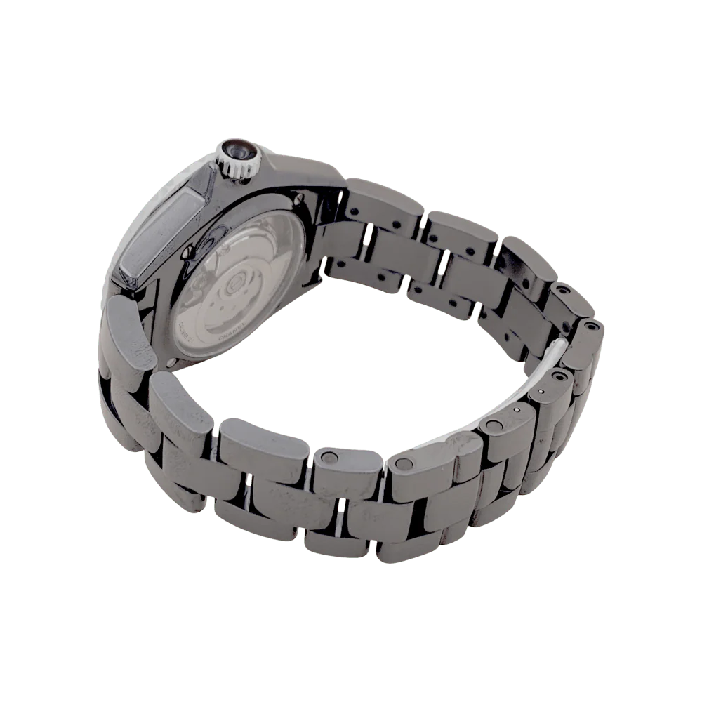 Montre Chanel, "J12 Phantom", céramique noire, acier. - Image 4