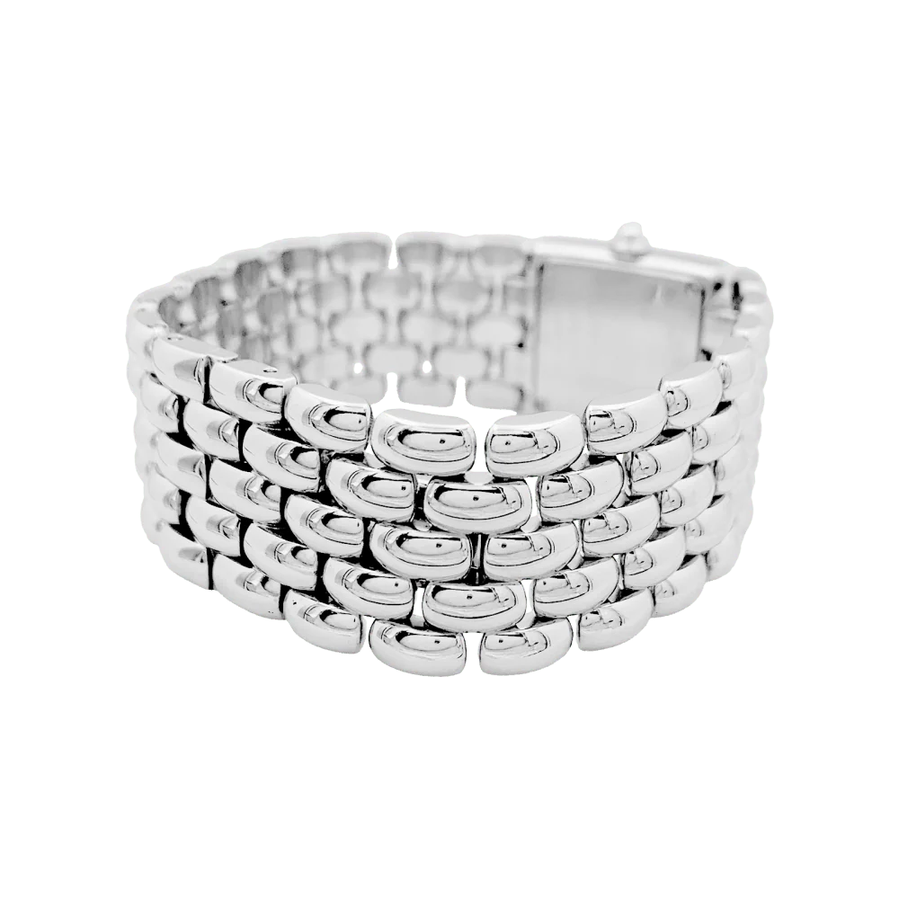 Montre Chaumet modèle "Khésis" en acier, diamants, nacre. - Image 3