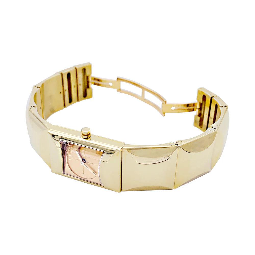 Montre Fred, "Cut", or jaune. - Image 5
