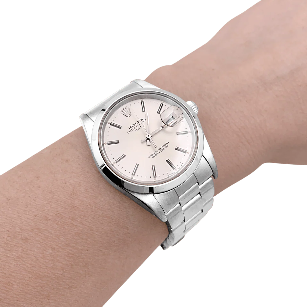 Montre Rolex "Oyster Perpetual Date" en acier. - Image 7