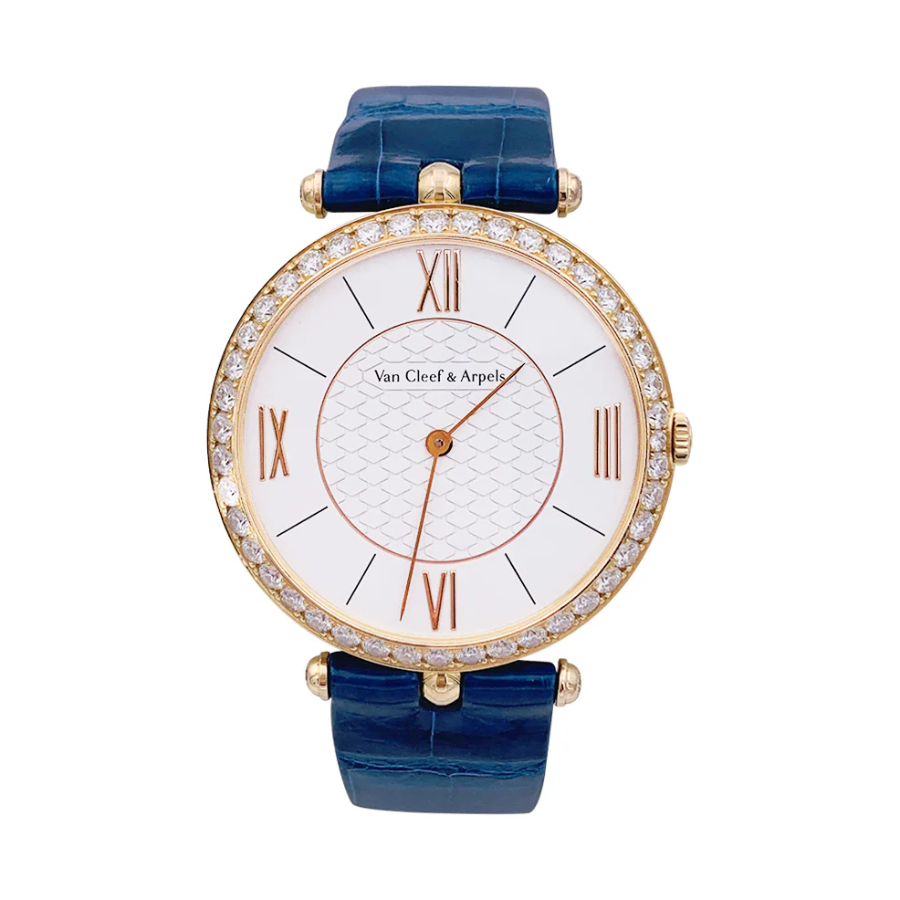 Montre Van Cleef & Arpels, "Pierre Arpels", or rose et diamants. - Image 2