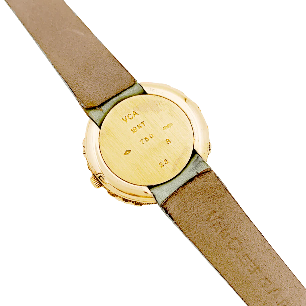 Montre Van Cleef & Arpels, "Tess", or jaune et diamants. - Image 4