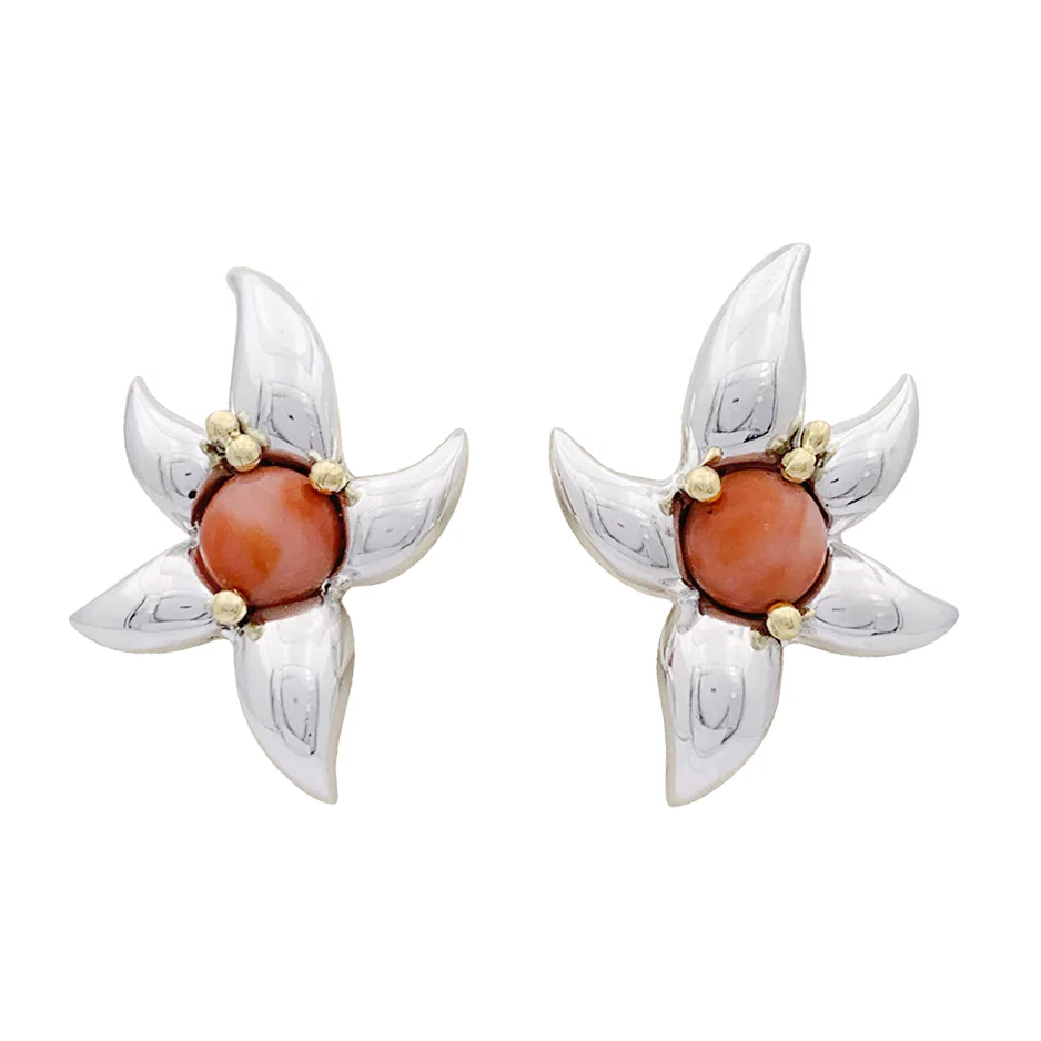 Parure Tiffany & Co. argent, or jaune, corail. - Image 7
