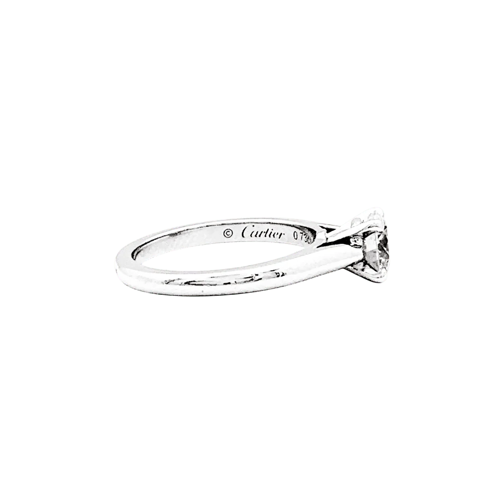 Solitaire Cartier, "1895", platine. - Image 5