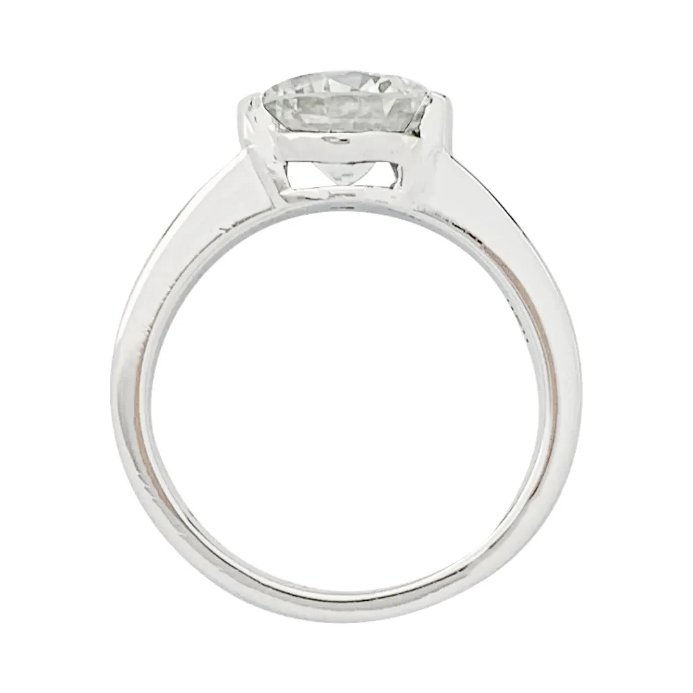 Solitaire en platine, diamant 1,82 carat - Image 7
